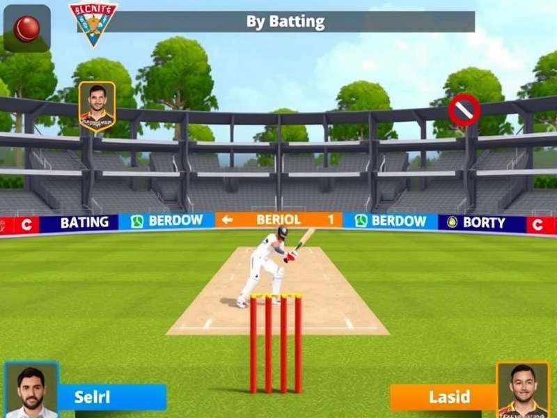 Dhobi Ghat Cricket Icon Batting Interface